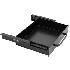 VIVO Black Space Saver Sliding Under Desk Storage Drawer with Pull Handle picture