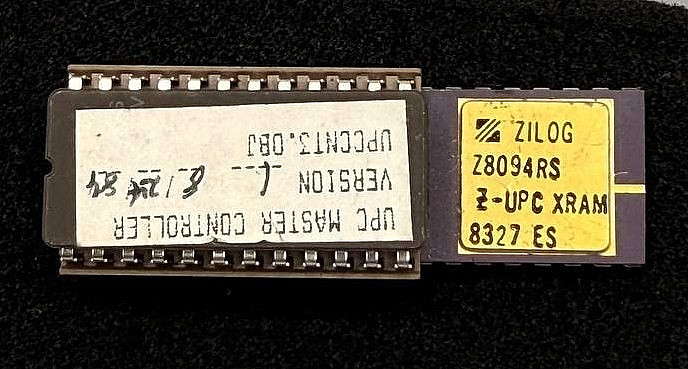 Zilog Z8094RS Z-UPC XRAM ES Engineering Sample Piggyback Microcontroller CPU NOS