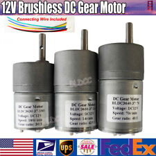 Brushless DC Gear Motor DC 12V BLDC Gear Motor PWM CW/CCW Dual Channel Pulse picture