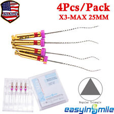4Pcs Dental Endodontic NITI Root Canal Cleaning File X3-MAX 25MM For Endo Motor picture