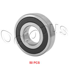 50 Pcs Premium 6005 2RS ABEC3 Rubber Sealed Deep Groove Ball Bearing 25x47x12mm picture