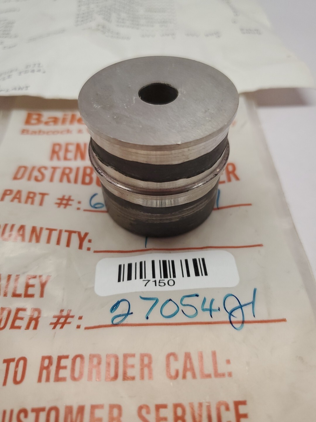 Bailey 662248B1 323452-54 FS44 JR1343AX Spool 662248B1 Bailey 662248B1 323452-54 FS44 JR1343AX Spool 662248B1