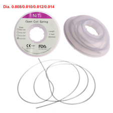 Dental Orthodontic Niti Open Coil Spring Spool .008/010/012/014 Inch 914mm picture