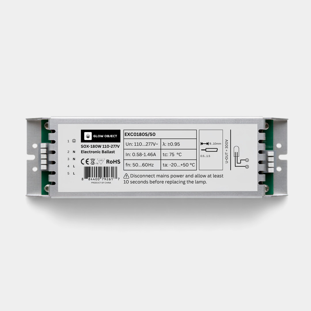 Glow Object 110-277V Electronic Ballast for SOX 180W Low Pressure Sodium Lamps Glow Object 110-277V Electronic Ballast for SOX 180W Low Pressure Sodium Lamps