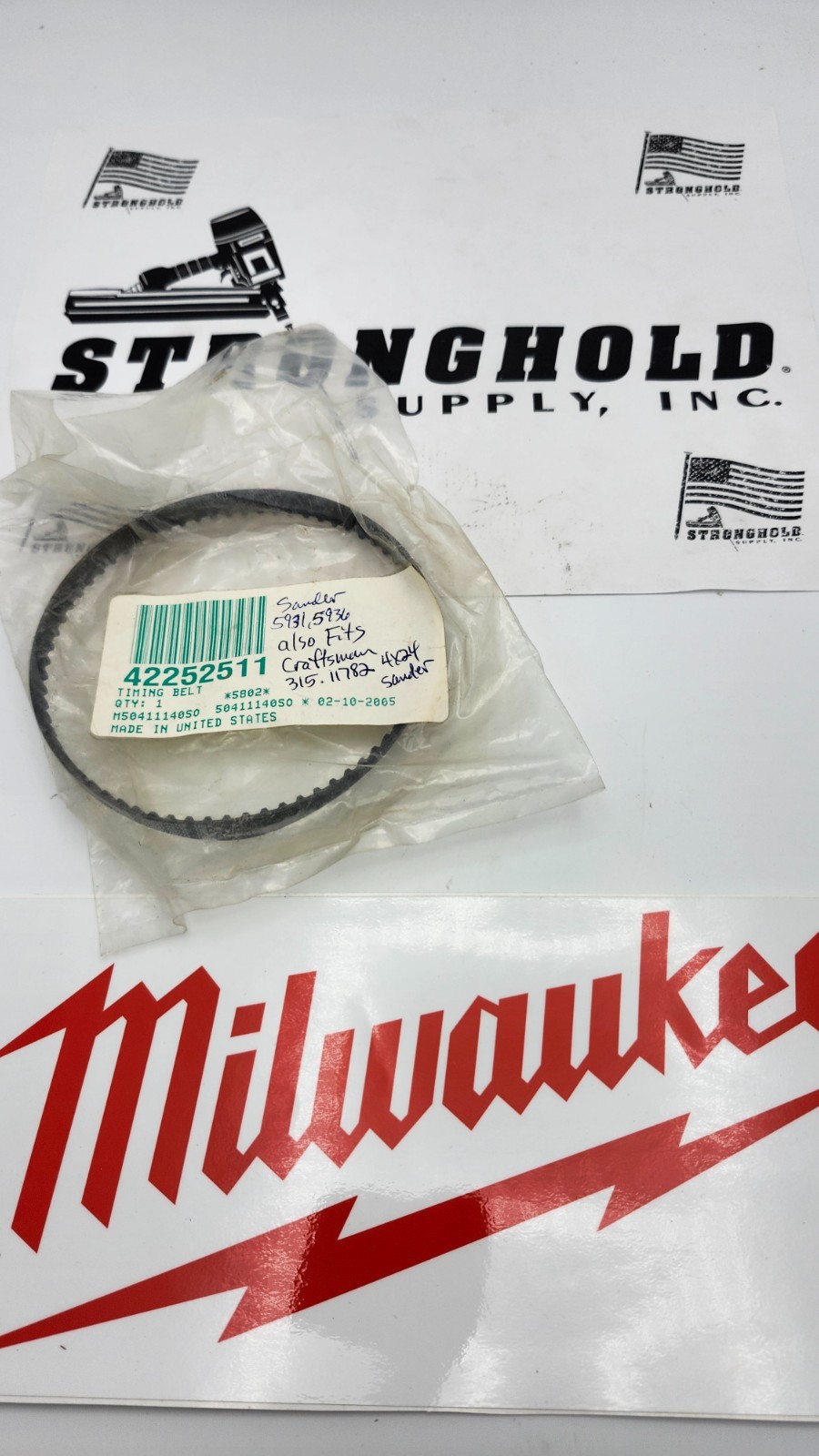 NEW MILWAUKEE BRAND OEM 42-25-2511 42252511 TIMING BELT NEW MILWAUKEE BRAND OEM 42-25-2511 42252511 TIMING BELT