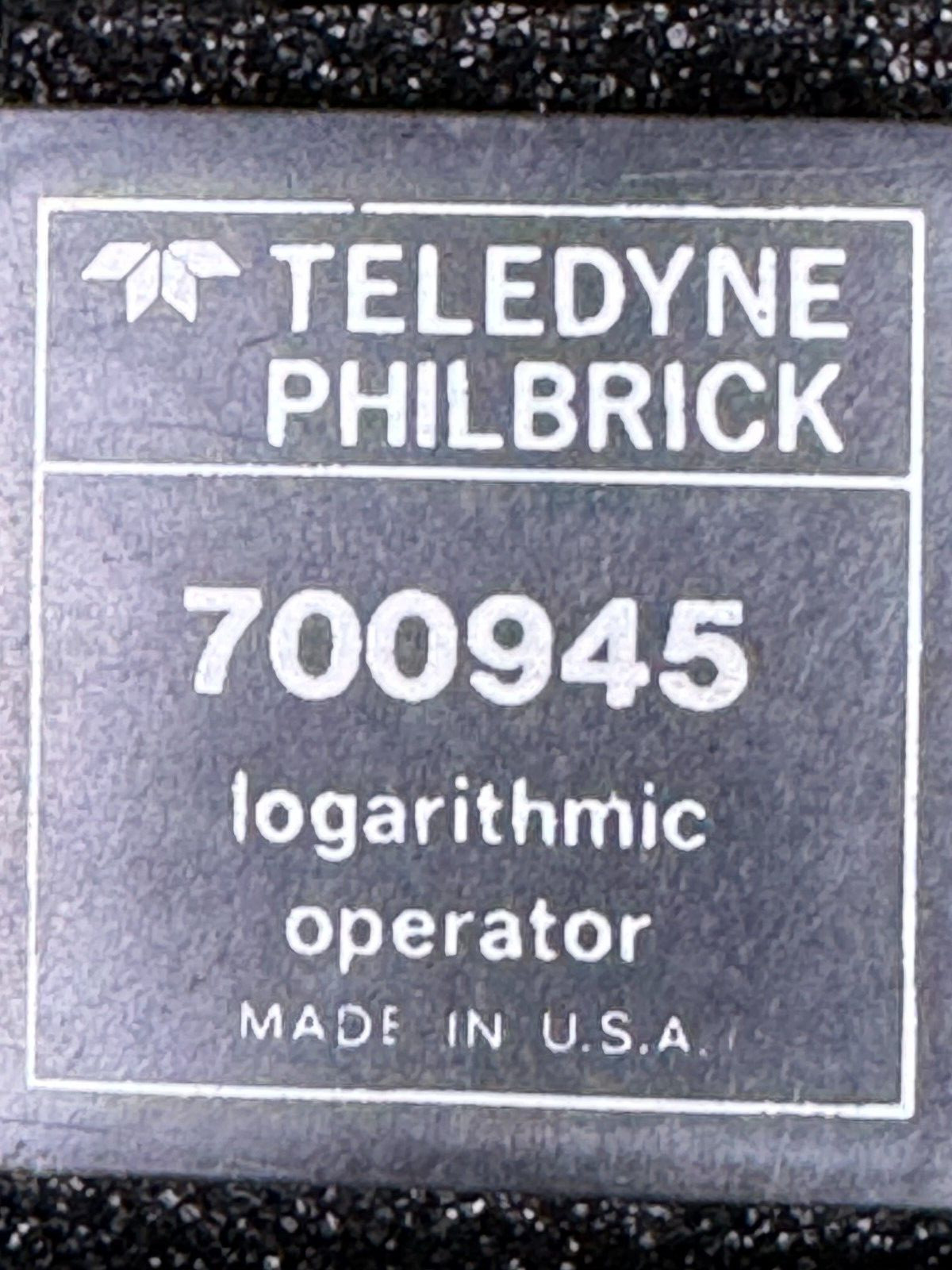 TELEDYNE 700975 PHILBRICK TELEDYNE 700975 PHILBRICK