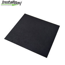 (1) ABS Plastic Textured Plastic Sheet Universal 12in x 12in x 3/16in Black picture