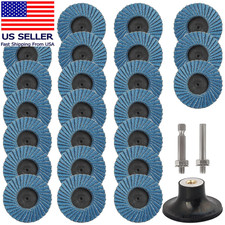 24 Pcs Sanding Disc, 2 Inch Flap Disc 40 60 80 120Grit picture