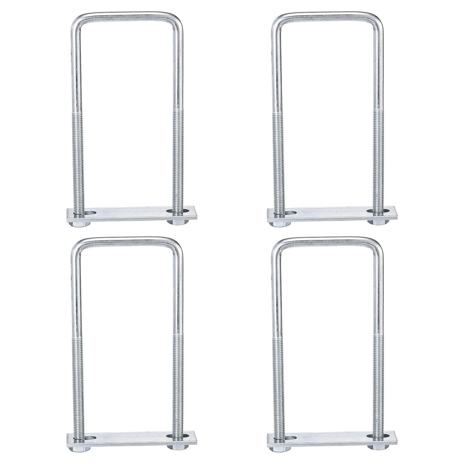 4 Pcs Square U-Bolts 2.5\ 4 Pcs Square U-Bolts 2.5\