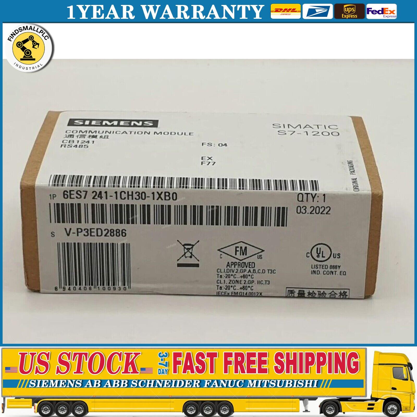 New Siemens 6ES7241-1CH30-1XB0 6ES7 241-1CH30-1XB0 1 Year Warranty Fast Shipping