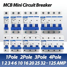 CHINT NXB MCB Mini Circuit Breaker 1 2 3 4 Pole Type C 1 2 3 4 6 10 16 - 125Amp picture