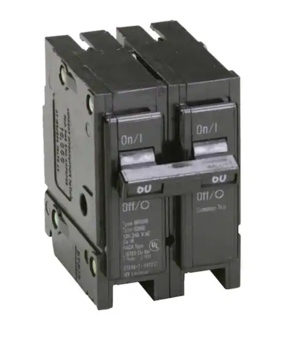 EATON 60 AMP 2 POLE BREAKER BR260 EATON 60 AMP 2 POLE BREAKER BR260
