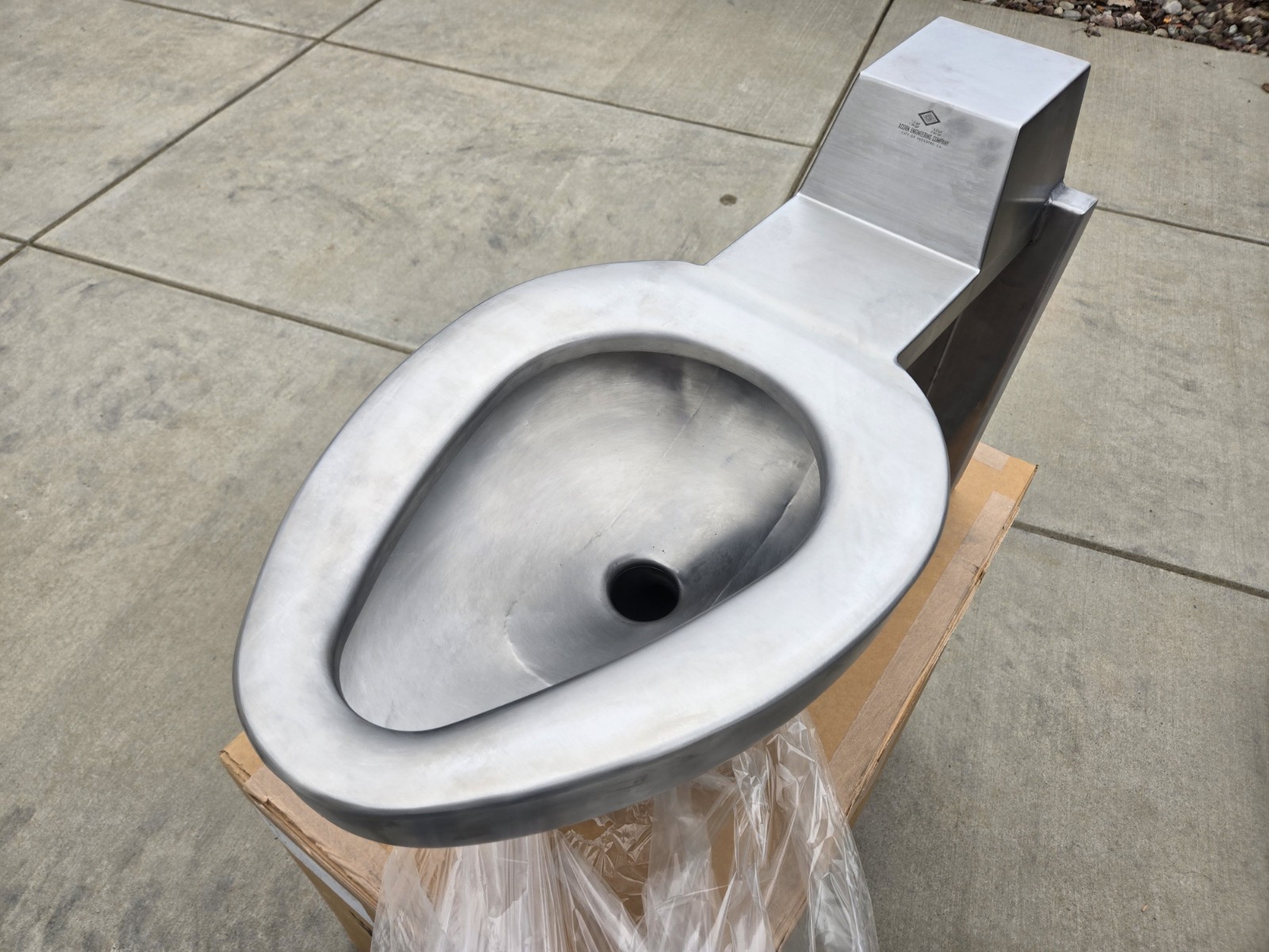 Stainless Toilet ACORN 3334 Commercial Toilet Rear Discharge Industrial Bar NEW Stainless Toilet ACORN 3334 Commercial Toilet Rear Discharge Industrial Bar NEW