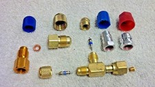 VACUUM PUMP, UNIVERSAL INLET ADAPTER TEE KIT, EVERYTHING YOU NEED TO ADAPT.   picture