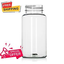 150 CC Clear PET Plastic Pill Packer Round Bottle 38/400 Neck - CASE OF 410 picture
