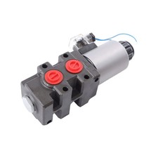 Hydraulic Solenoid Diverter Valve 12V DC 6 ports selector 24 GPM 3600 PSI SAE 8 picture