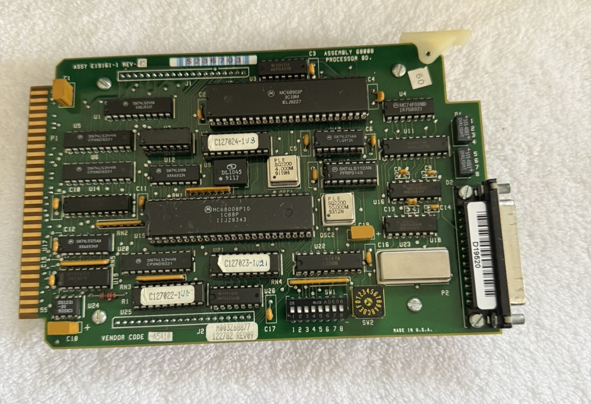NEW GOSS/ROCKWELL MEMORY BOARD E19161-1 REV-03 ASSEMBLY PROCESSOR BOARD 68000 NEW GOSS/ROCKWELL MEMORY BOARD E19161-1 REV-03 ASSEMBLY PROCESSOR BOARD 68000