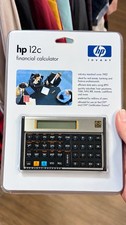 Vintage HP 12C Financial Calculator CIB Box Sealed Manual NEW RARE OLD STOCK picture