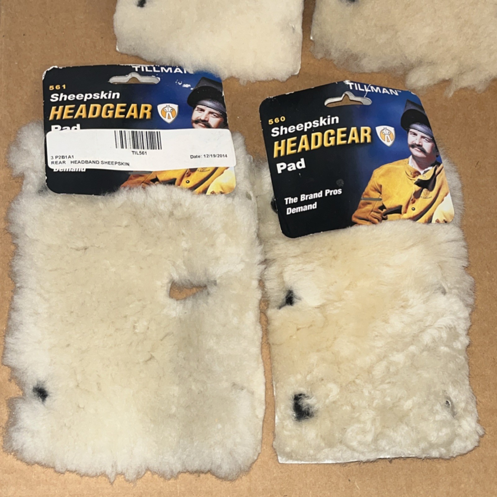 TILLMAN 560 - 561 Sheepskin HEADGEAR FRONT/ REAR PAD SET /The Brand Pros Demand TILLMAN 560 - 561 Sheepskin HEADGEAR FRONT/ REAR PAD SET /The Brand Pros Demand