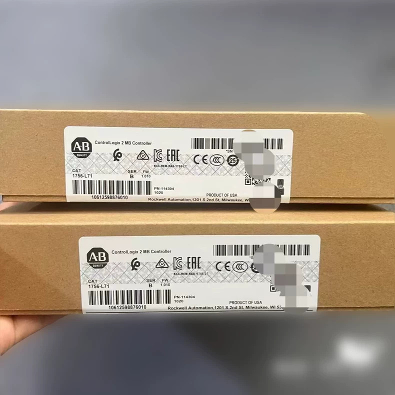New Sealed AB AB 1756-L71 /B CompactLogix 2MB Controller 1756L71 New Sealed AB AB 1756-L71 /B CompactLogix 2MB Controller 1756L71