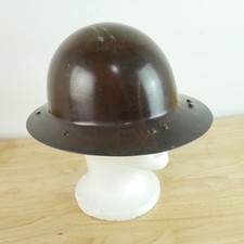 Vintage MSA Skullgard Hard Hat Miner Fiberglass Type K Natural Suspension picture