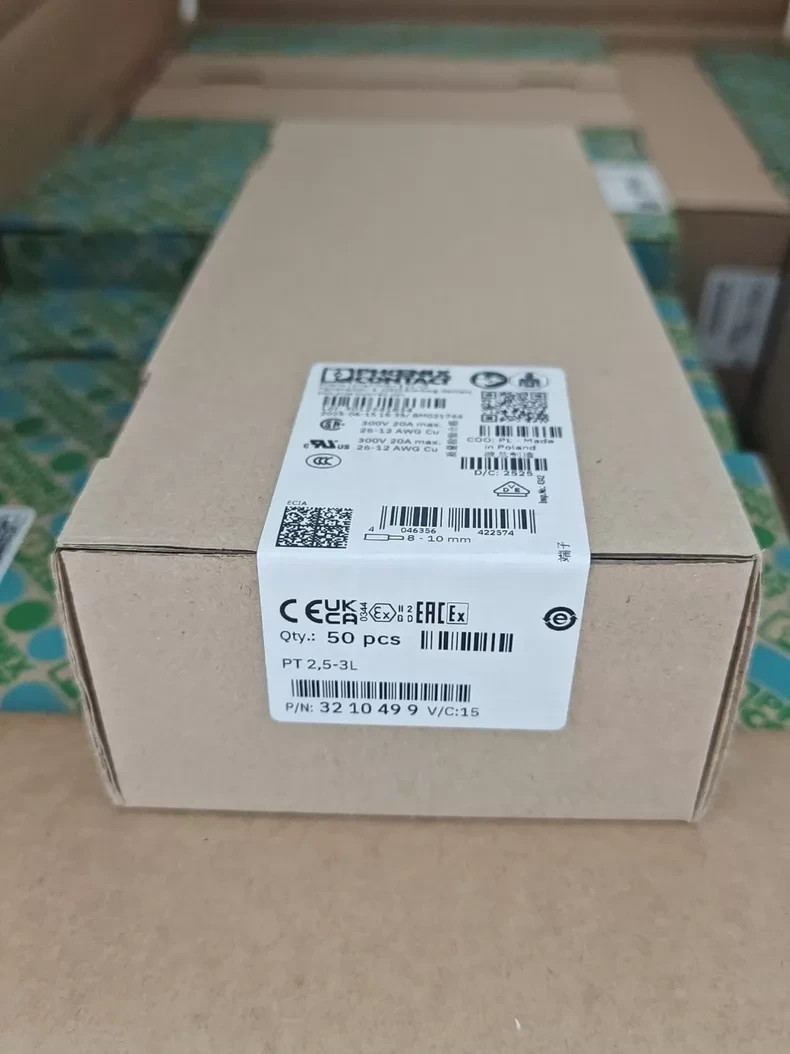 50PC NEW For Phoenix Contact PT2.5-3L 3210499 terminal 50PC NEW For Phoenix Contact PT2.5-3L 3210499 terminal