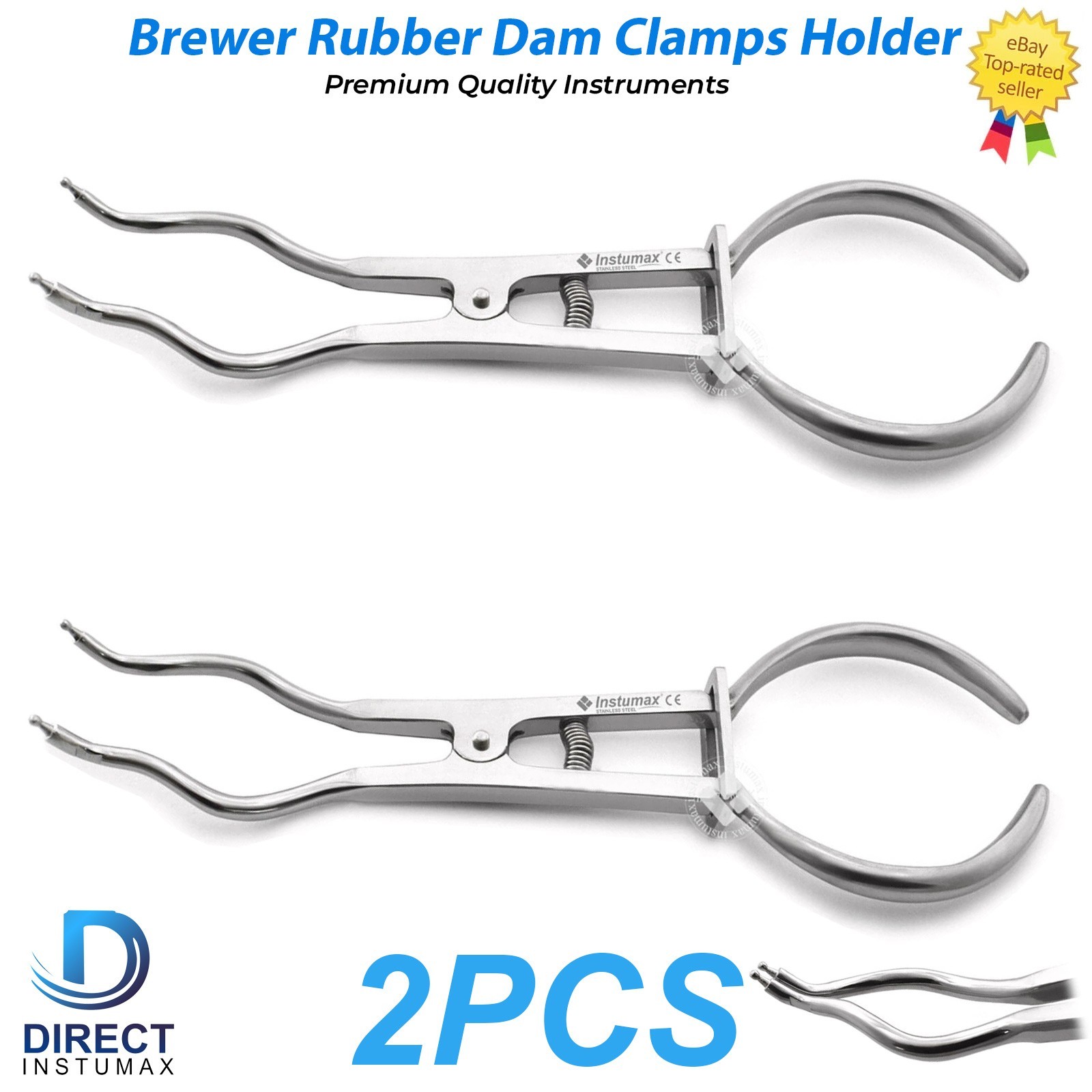 Brewer Rubber Dam Clamp Forceps Dental Instruments Stainless German Grade Brewer Rubber Dam Clamp Forceps Dental Instruments Stainless German Grade