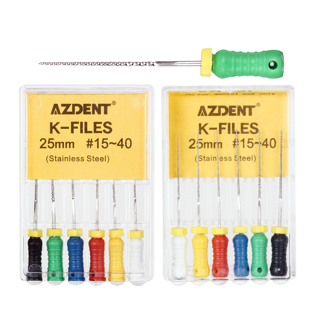 Dental Endodontic K-Files Root Canal Hand Use Stainless Steel 25mm/21mm 6pcs/box Dental Endodontic K-Files Root Canal Hand Use Stainless Steel 25mm/21mm 6pcs/box