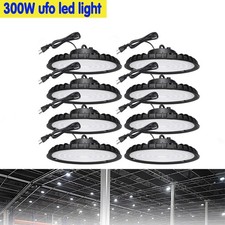8Pack 300W UFO Led High Bay Light Commercial Industrial Warehouse Led Shop Light picture