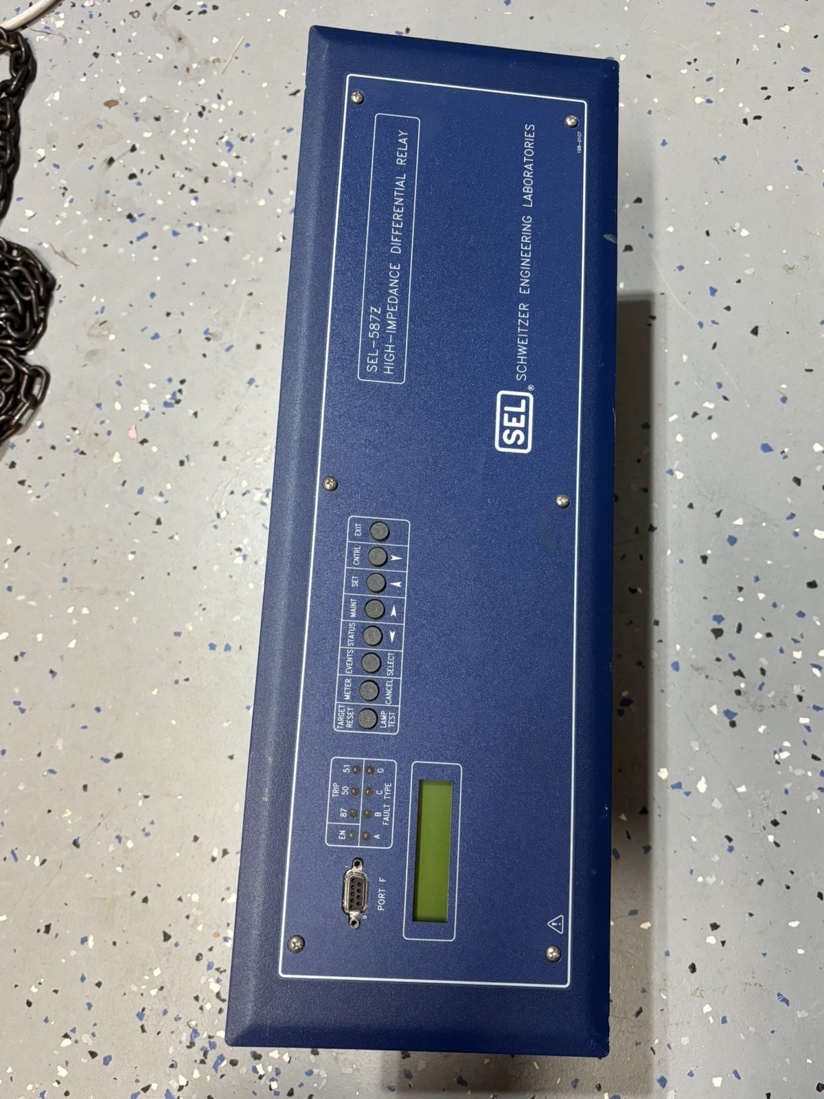 Schweitzer Eng. Labs SEL-587Z High-Impedance Differential Relay 0587Z0X325312XX