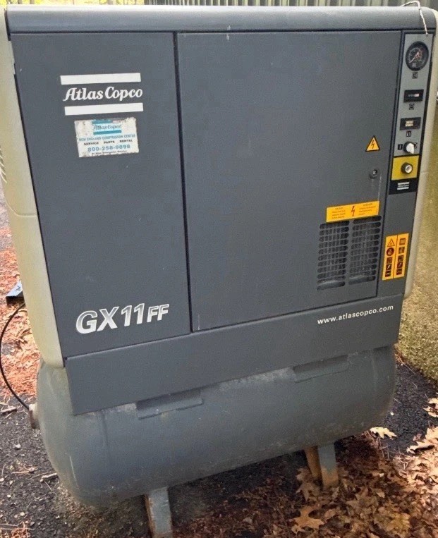 2004 Atlas Copco GX11FF Rotary Screw Air Compressor, 15HP - 7000 Hours 2004 Atlas Copco GX11FF Rotary Screw Air Compressor, 15HP - 7000 Hours