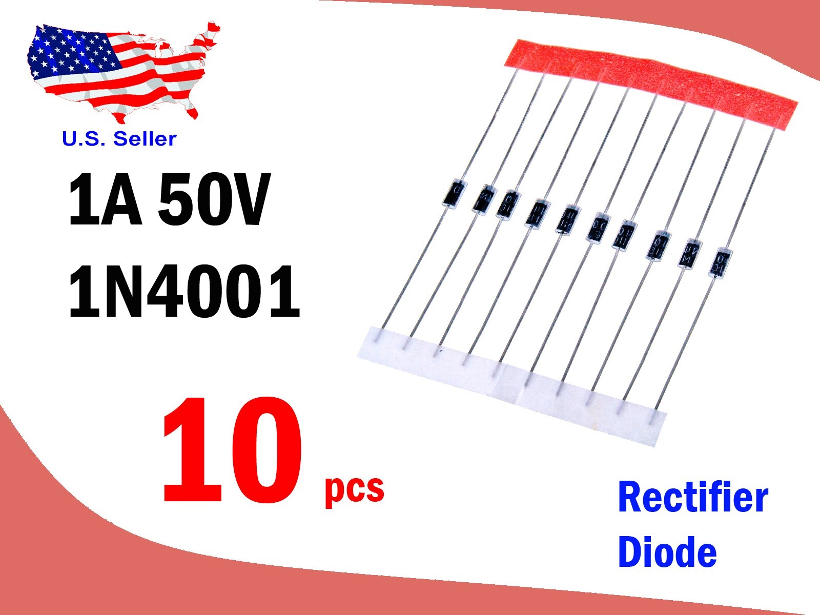 1N4001 - 1N4007 1N4148 1N5817 1N5819 Diode (5 - 20 pcs)- Free & Fast shipping 1N4001 - 1N4007 1N4148 1N5817 1N5819 Diode (5 - 20 pcs)- Free & Fast shipping