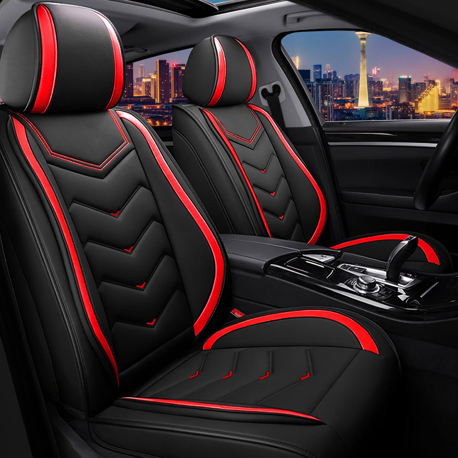 Car Seat Covers for Pontiac G8 2008 2009 Standard Nappa Sport 2 Seats Black Red Car Seat Covers for Pontiac G8 2008 2009 Standard Nappa Sport 2 Seats Black Red