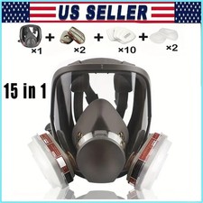 1 Set Chemical Mask 6800, Dust Mask, Gas Mask Full Face Respirator/Paint Mask picture