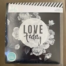 Heidi Swapp Love Today Large Memory Planner Undated Black & Floral Holiday Gift picture