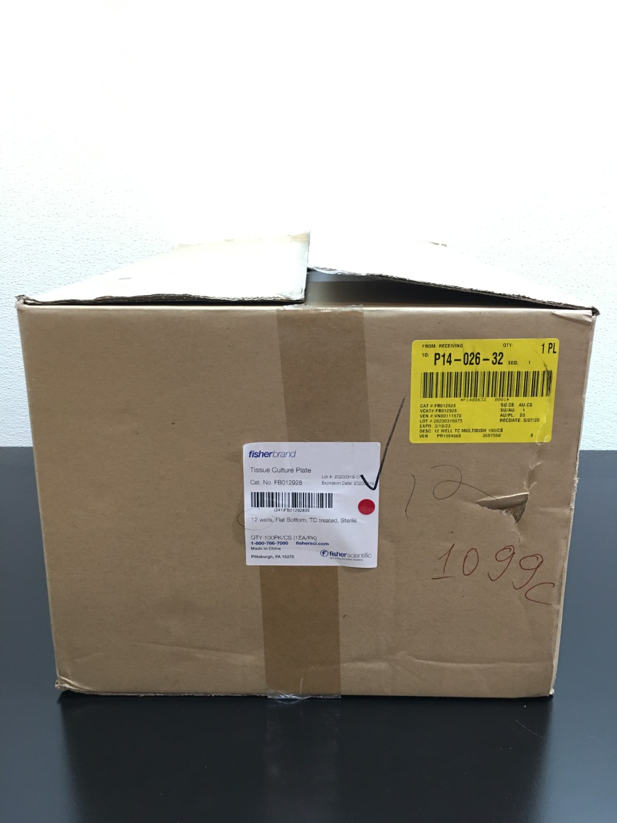 Fisher Scientific Fisherbrand Cat No FB012928 SterileTissue Culture Plates Case Fisher Scientific Fisherbrand Cat No FB012928 SterileTissue Culture Plates Case