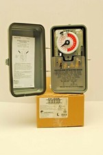 1 Pc Fisher Pierce FP104R 208-277V Time Clock 24 Hour DPST Outdoor New picture