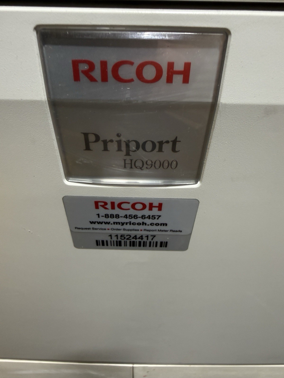 Ricoh Priport HQ9000 professional, high-volume digital duplicator