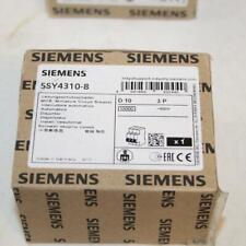 New In Box SIEMENS 5SY4310-8 CIRCUIT BREAKER 400V D 10  3 Pole picture