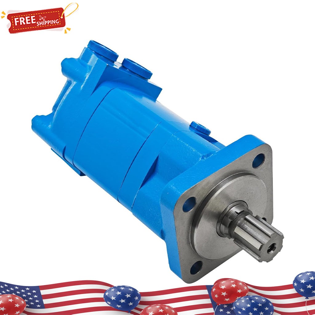 BM5-400 Hydraulic Orbital Motor 4 Hole Fit for AGT ECSSTR072 Skid Steer Tiller