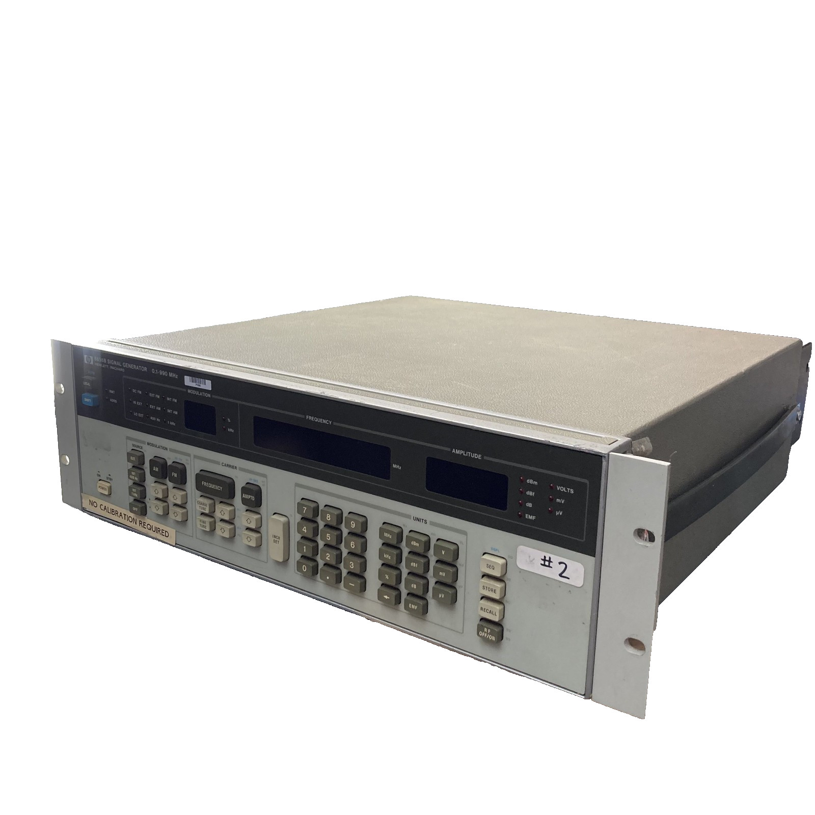 HP Hewlett Packard 8656B Signal Generator 0.1 - 990 MHz Opt 001 002 For Parts HP Hewlett Packard 8656B Signal Generator 0.1 - 990 MHz Opt 001 002 For Parts