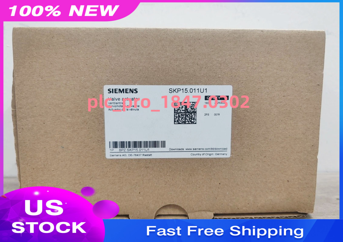SKP15.011U1 1PCS Brand New Siemens SKP15.011U1 Gas Valve Actuator Fast shipment SKP15.011U1 1PCS Brand New Siemens SKP15.011U1 Gas Valve Actuator Fast shipment