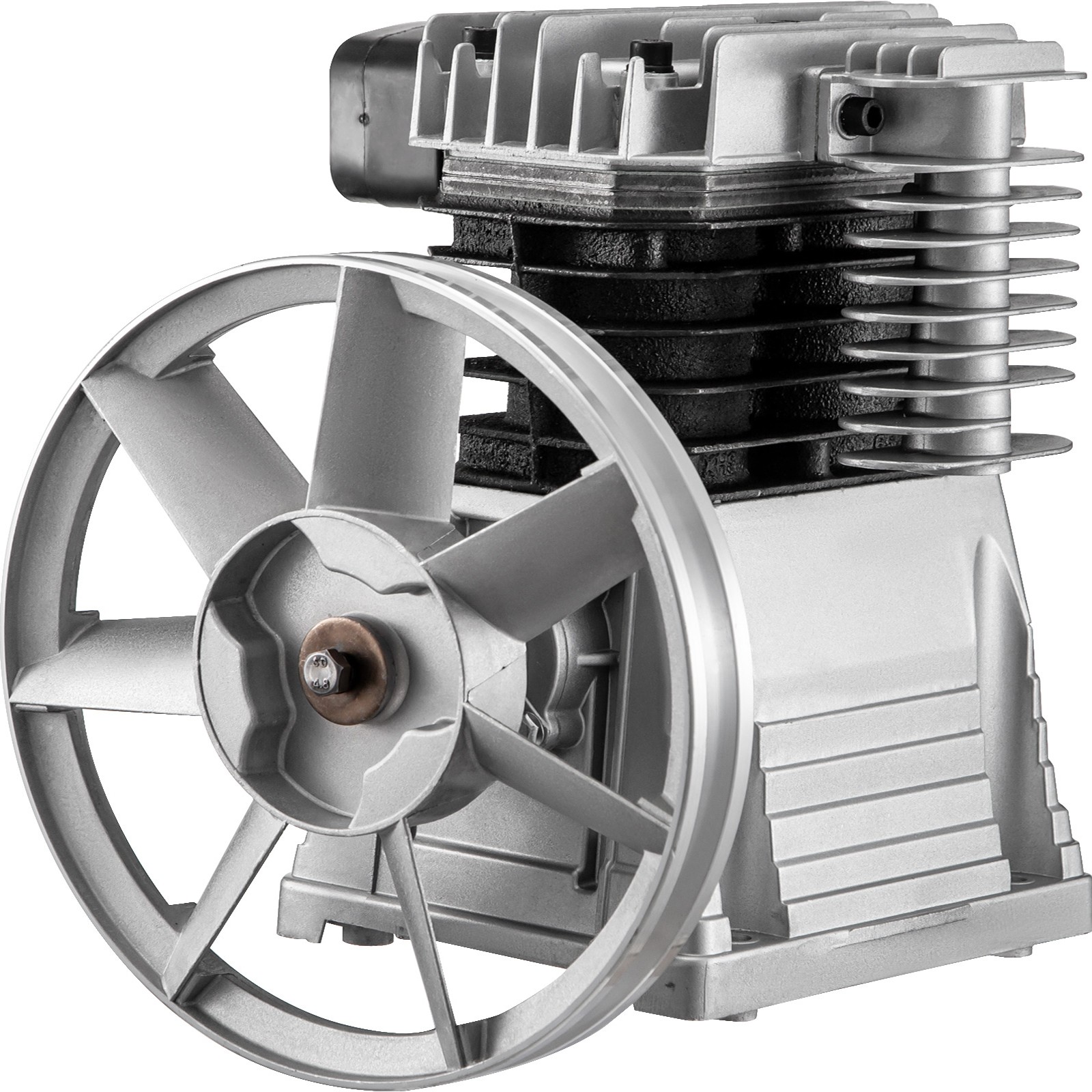 Uimoso Industrial 3HP 375L Twin Cylinder Air Compressor Head Pump 11CFM 116PSI Uimoso Industrial 3HP 375L Twin Cylinder Air Compressor Head Pump 11CFM 116PSI