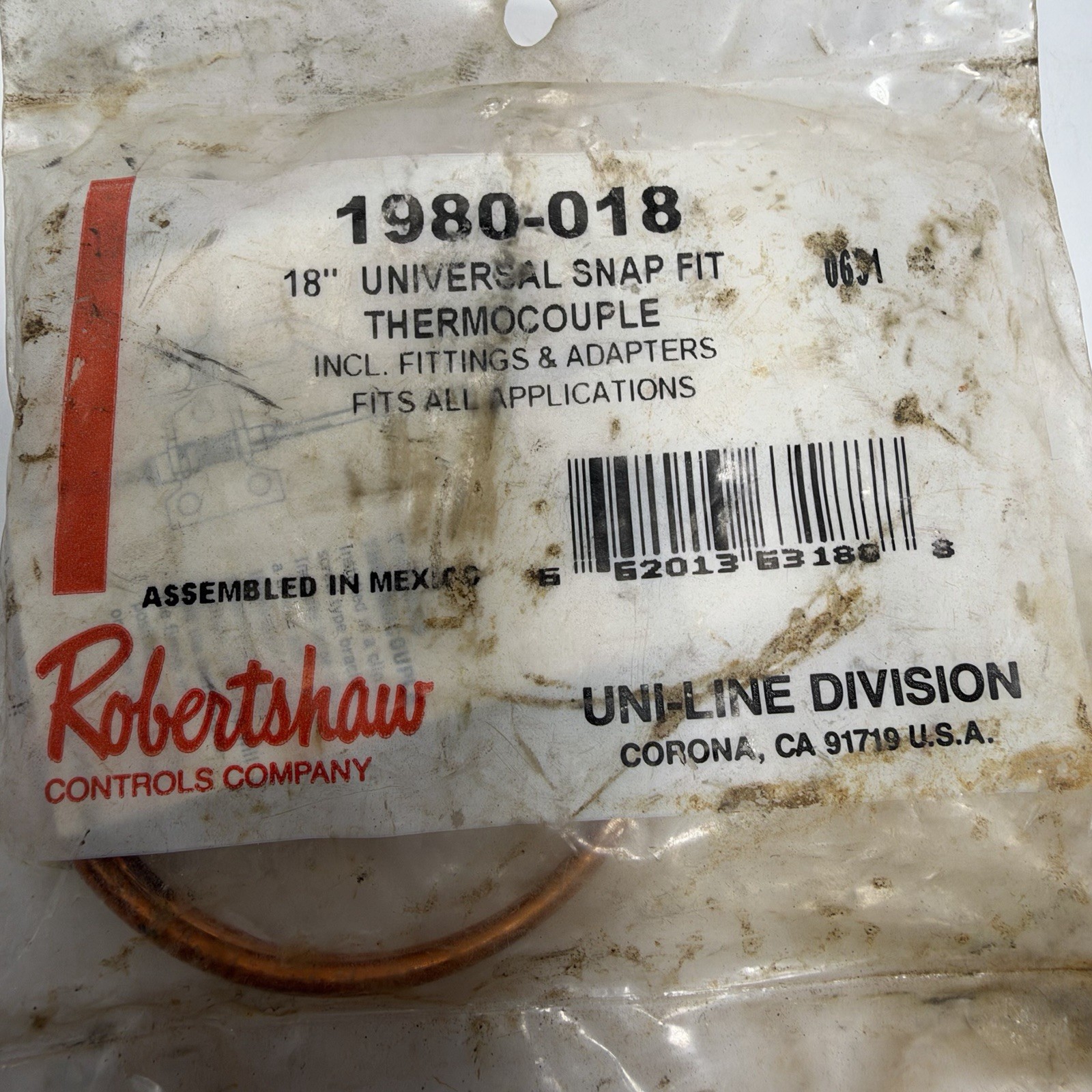 Robertshaw Thermocouple 18 Robertshaw Thermocouple 18
