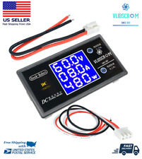 DC 100V 10A 250W LCD Digital Voltmeter Ammeter Wattmeter Voltage Current Power picture