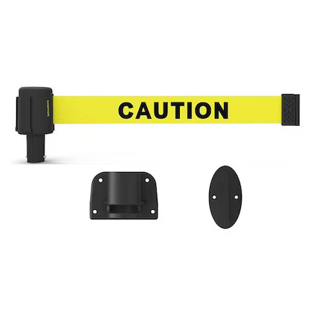 Banner Stakes Pl4106-Ds Belt Barrier, Matte, Yellow Belt Banner Stakes Pl4106-Ds Belt Barrier, Matte, Yellow Belt