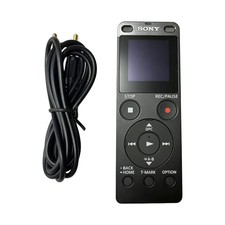 Sony ICD-UX560F Black Digital Voice Stereo IC Recorder with FM Tuner - 95% New picture