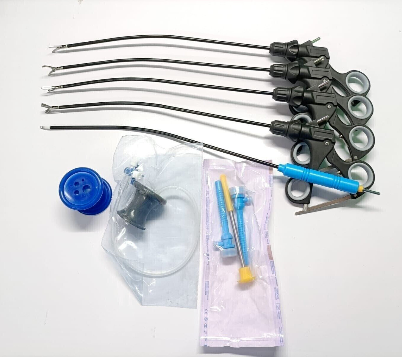 Laparoscopic Single Incision SILS Port Gynecology Surgical Instrument kit 9Pc Laparoscopic Single Incision SILS Port Gynecology Surgical Instrument kit 9Pc