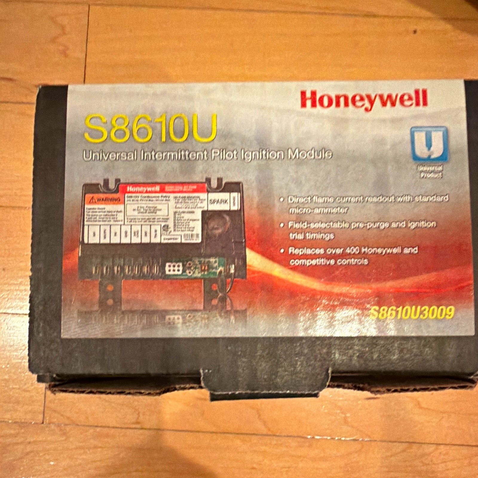 Honeywell S8610U S8610U3009 Intermittent Pilot Ignition Module 24V 0.7A Honeywell S8610U S8610U3009 Intermittent Pilot Ignition Module 24V 0.7A