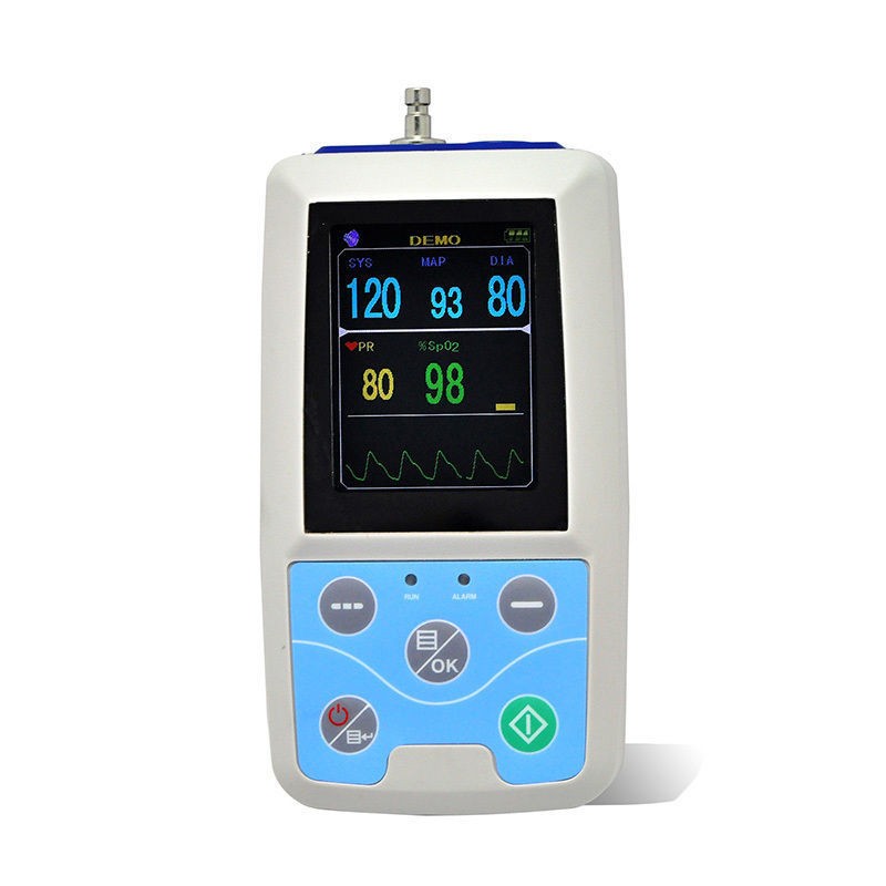 1PCS PM50 Patient Monitor Vital Signs Digital NIBP SPO2 Ambulatory NIBP Holter 1PCS PM50 Patient Monitor Vital Signs Digital NIBP SPO2 Ambulatory NIBP Holter